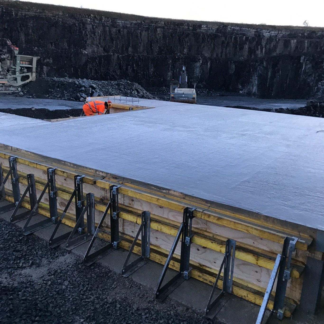 Concrete slab construction and formwork by LLT Civils
