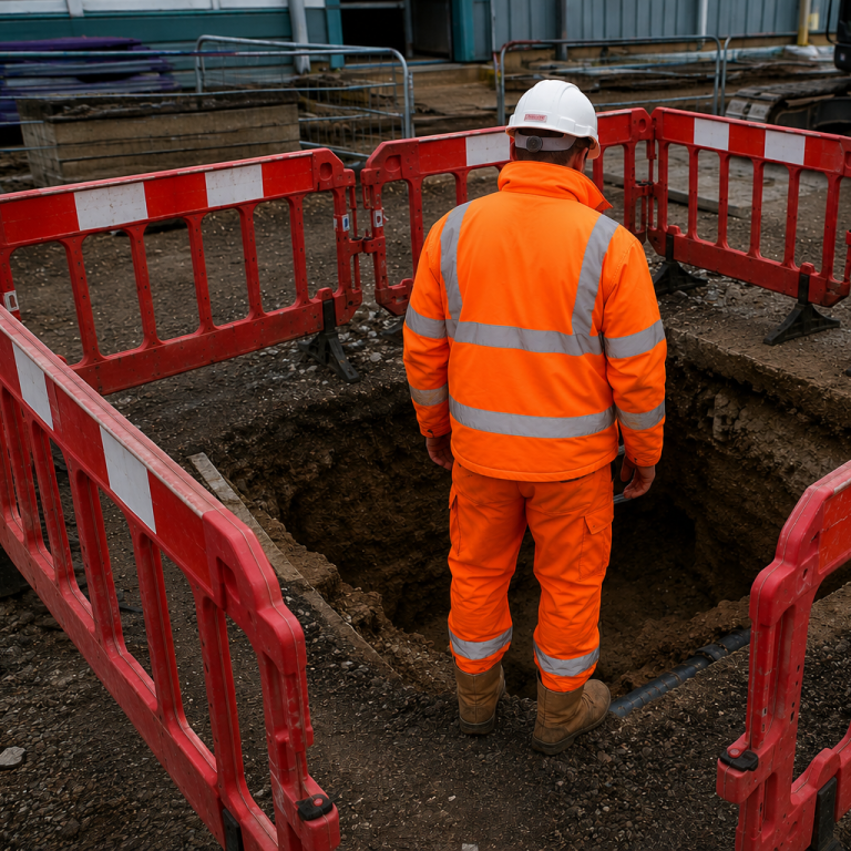 LLT Operative working on site safely
