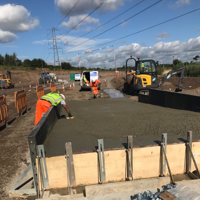 Concrete works delivered by LLT Civils